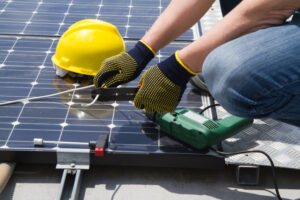 solar system installation